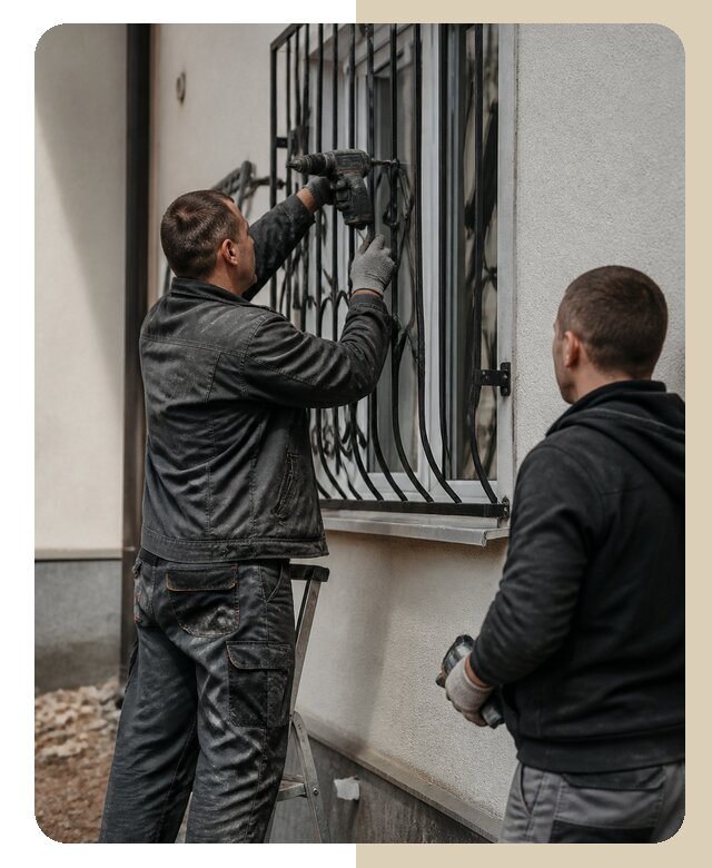 Установка наружных решеток в Беслане от 4962 р. | ДвериЛегко-Бсл